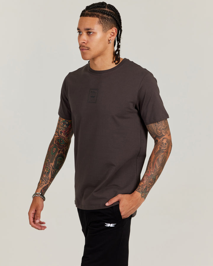 Double E Fitted Tee - Slate