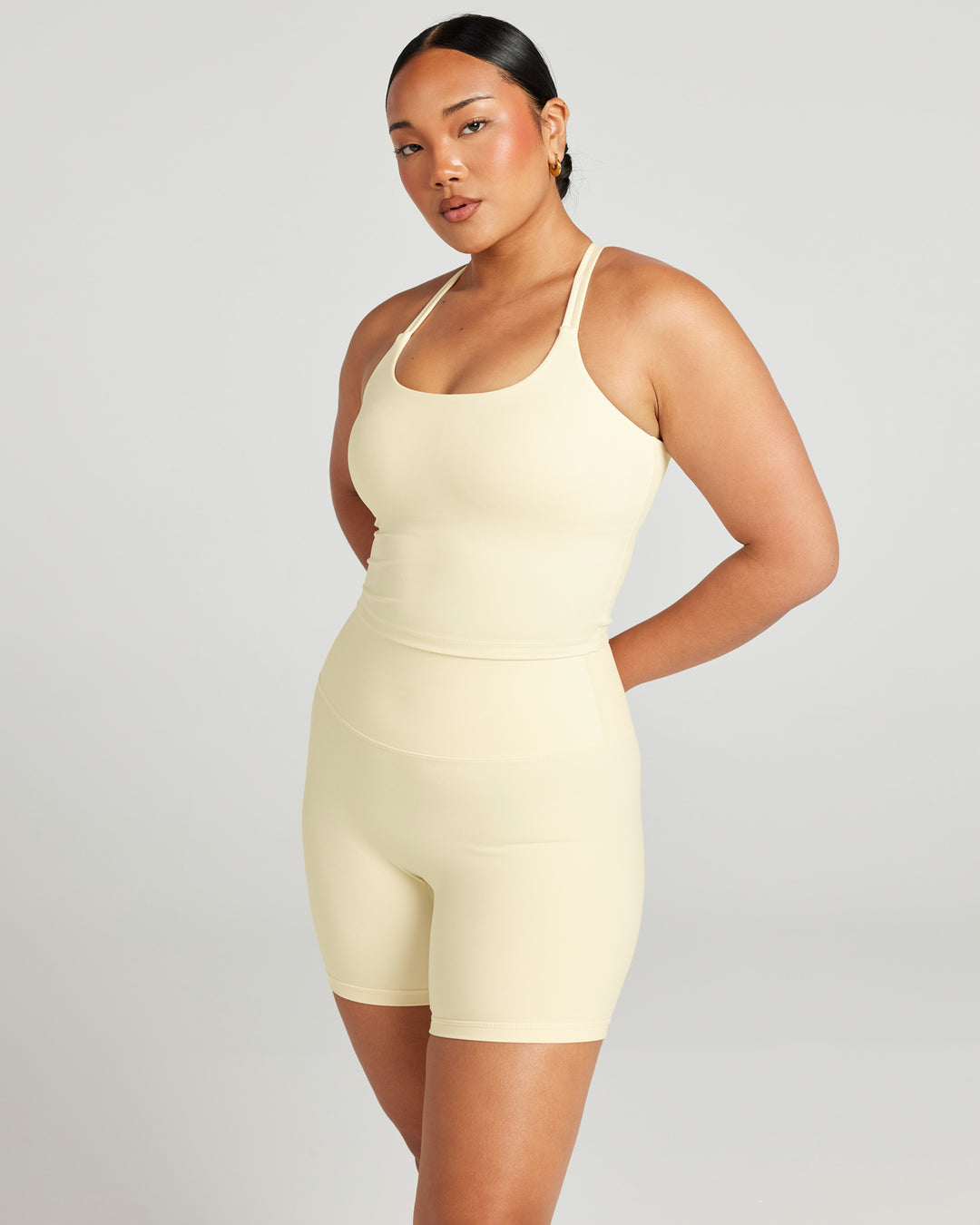 Aura Thin Strap Tank - Butter