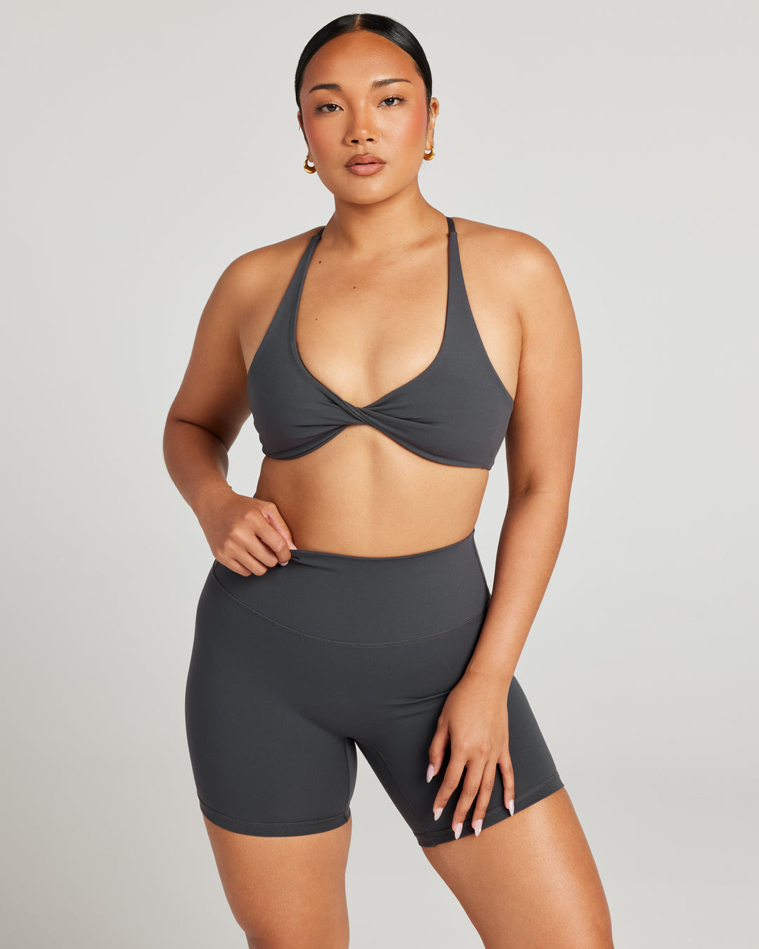 Aura Vantage Bra - Charcoal