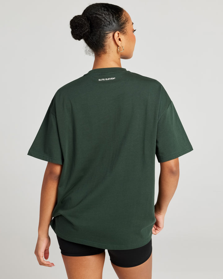 Women's Athletics Club Tee - Dark Green