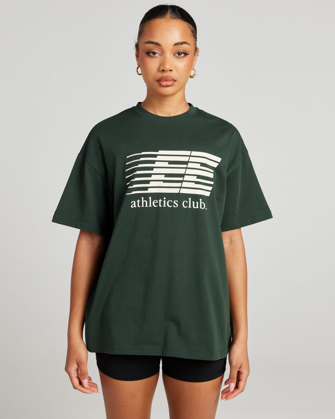 Women's Athletics Club Tee - Dark Green