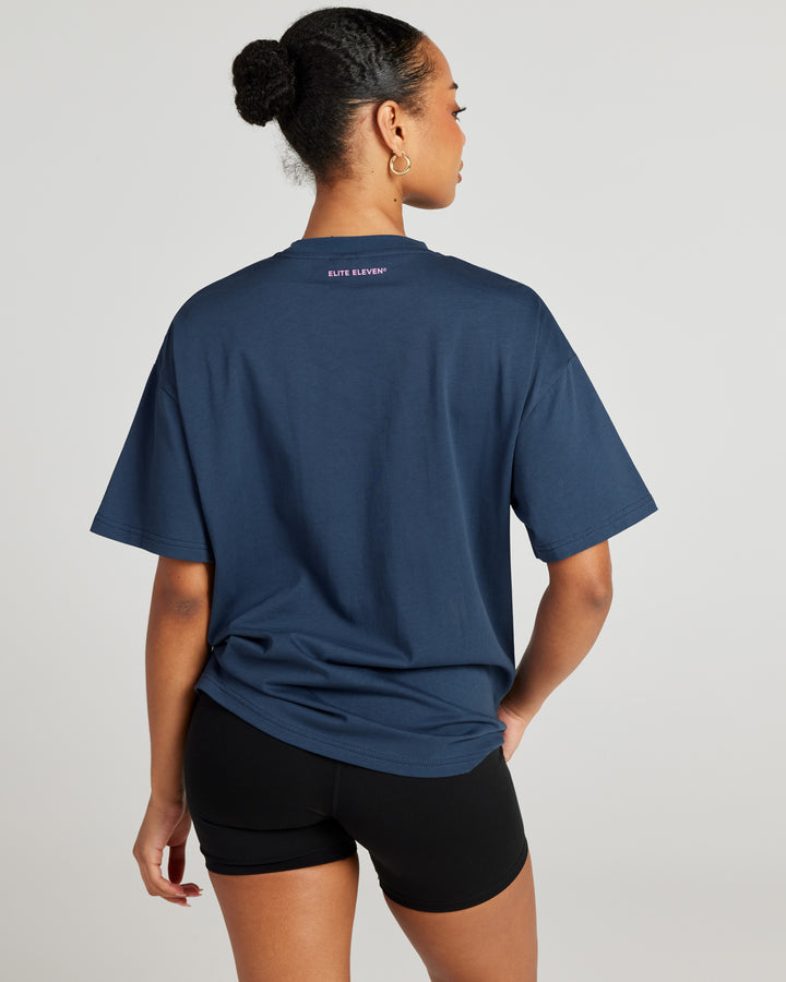 Women's Athletics Club Tee - Blue Slate