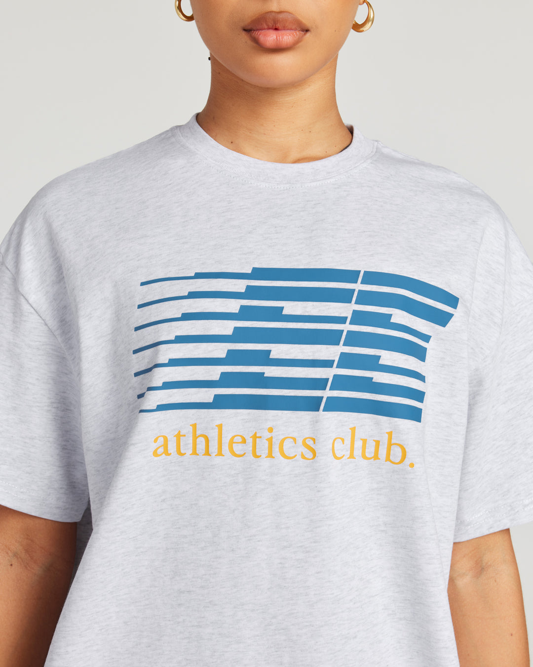 Women's Athletics Club Tee - Polar Grey