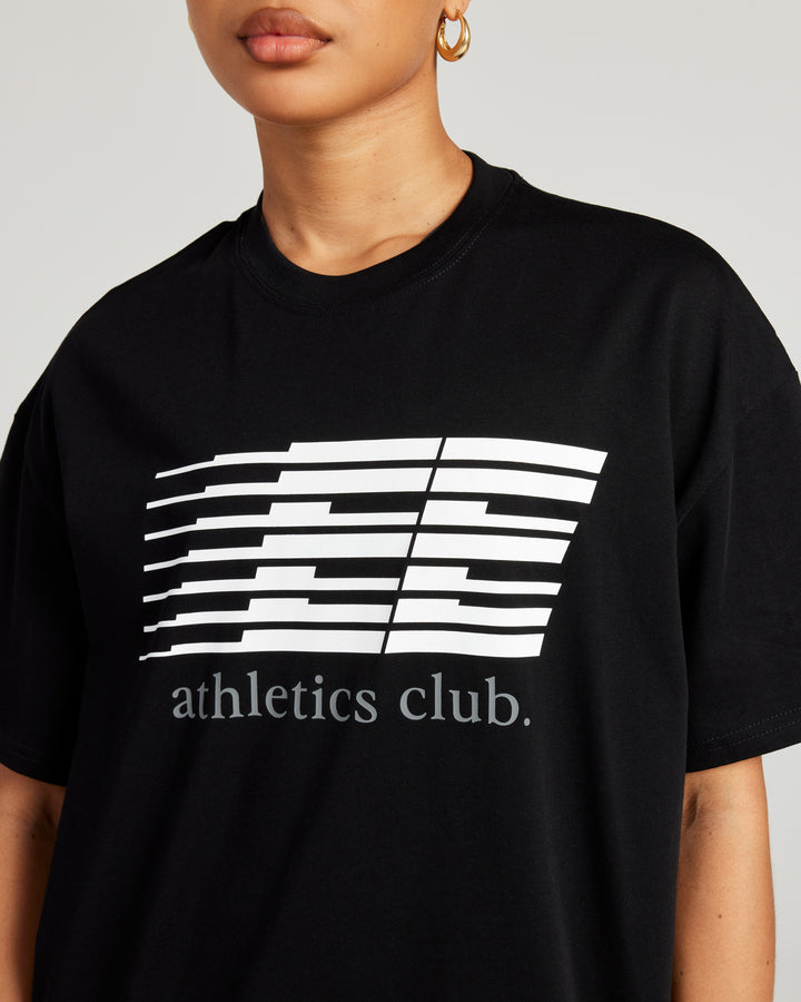 Women's Athletics Club Tee - Black