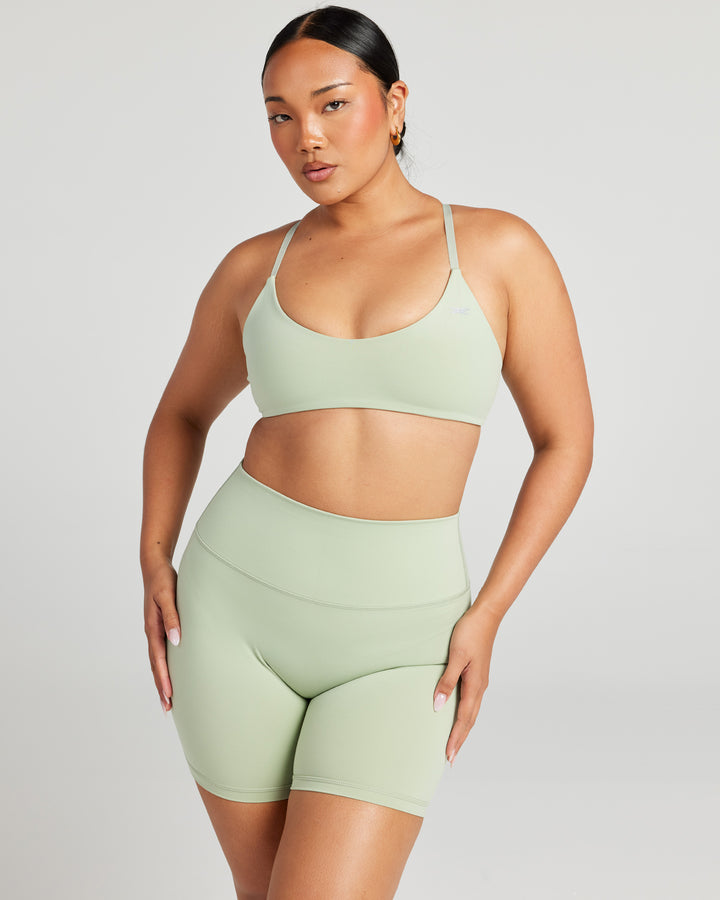 Aura Lite Bra - Light Sage