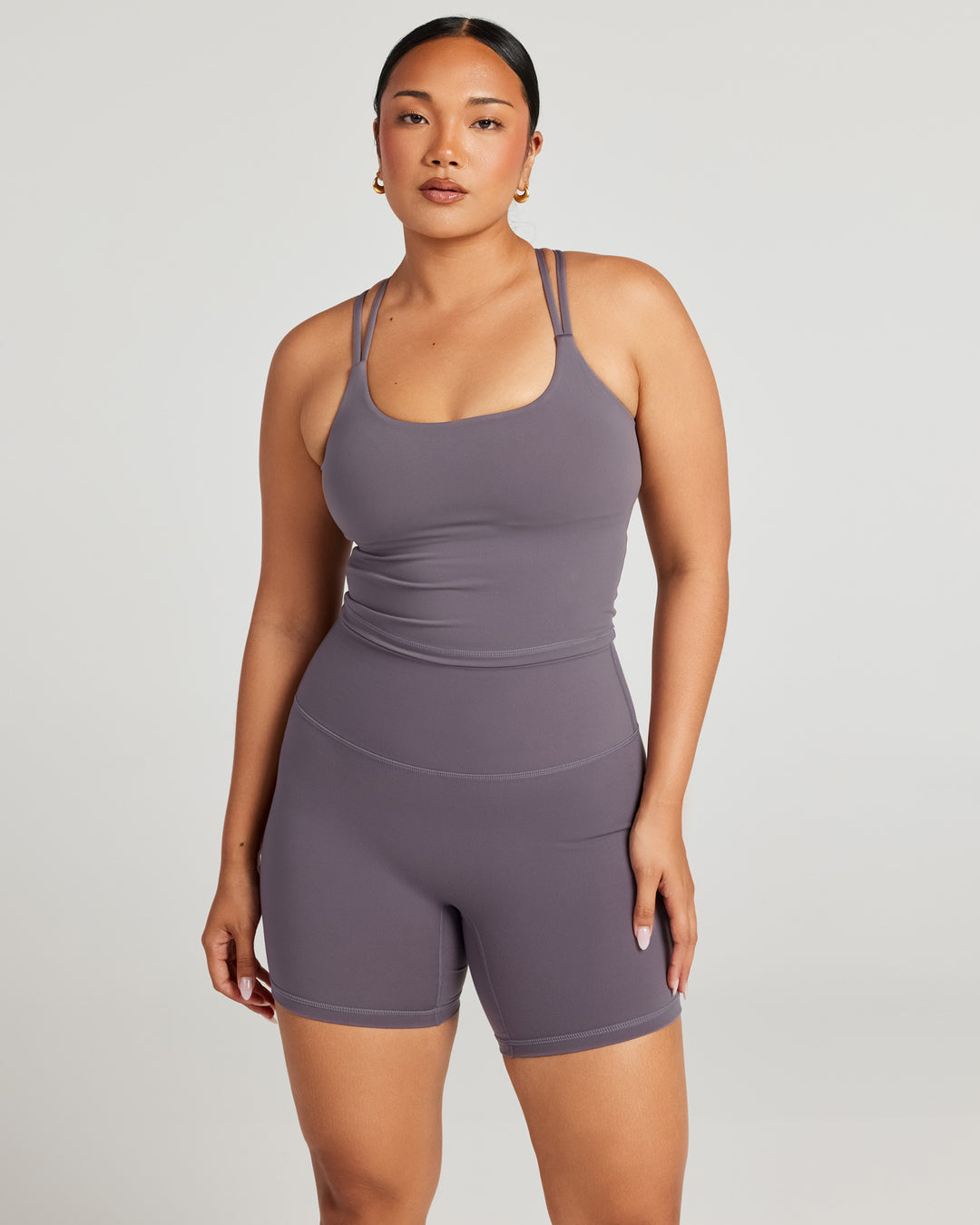 Aura Thin Strap Tank - Haze