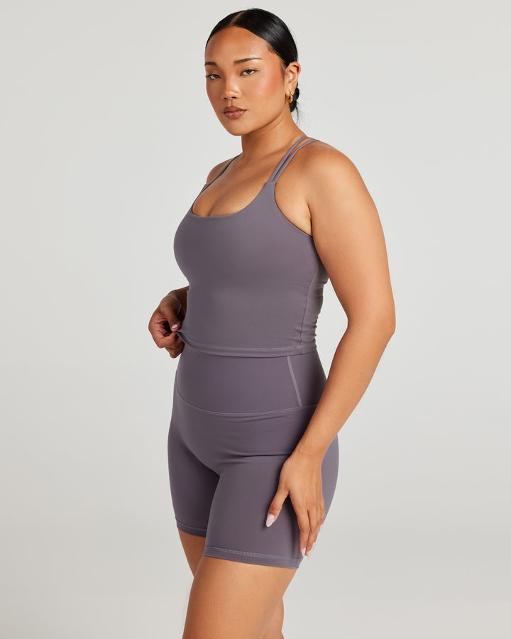 Aura Thin Strap Tank - Haze