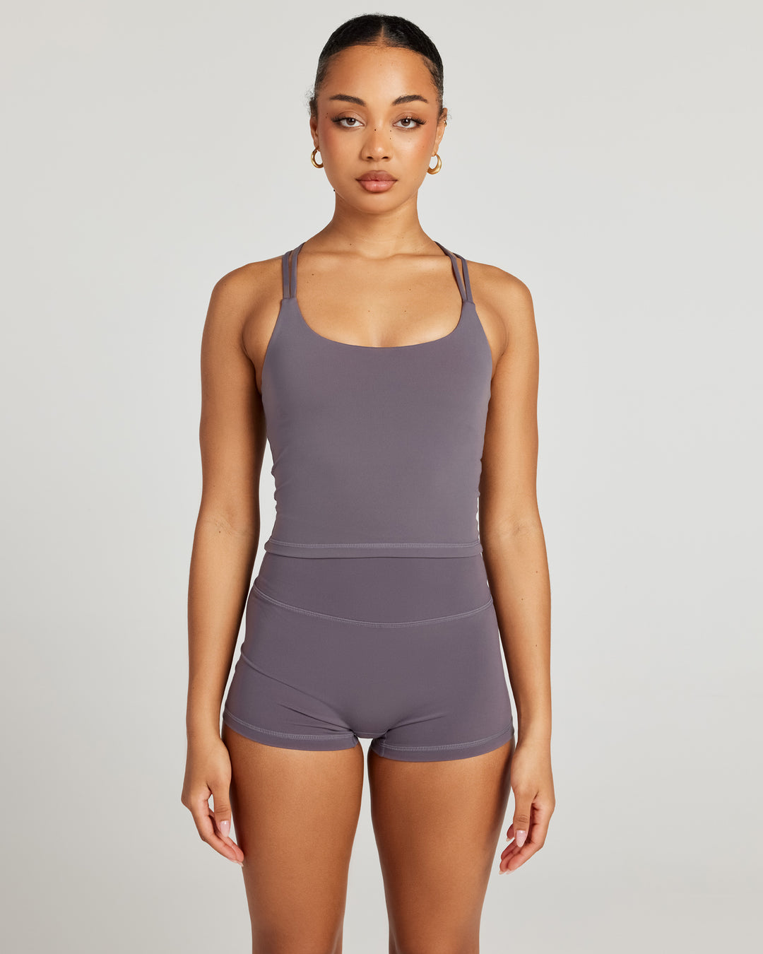 Aura Thin Strap Tank - Haze