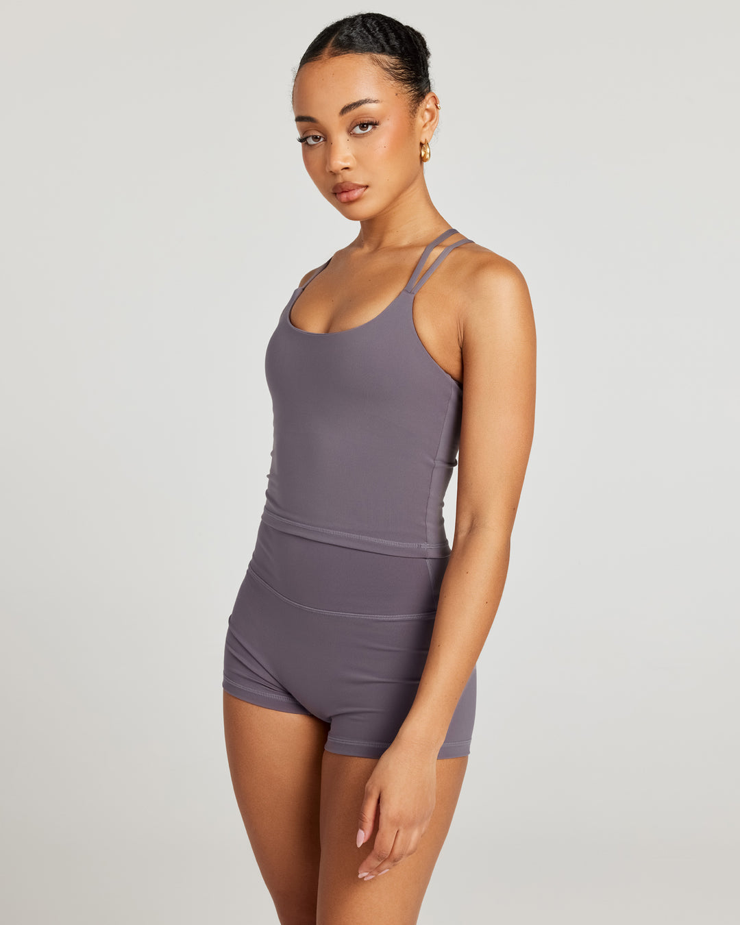 Aura Thin Strap Tank - Haze