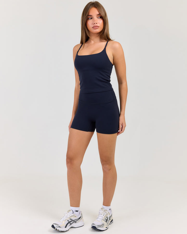 Luna Mini Shorts - Navy