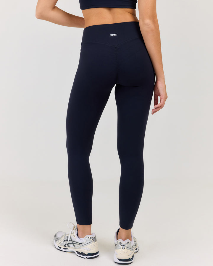 Luna Invisible Scrunch Petite Leggings - Navy