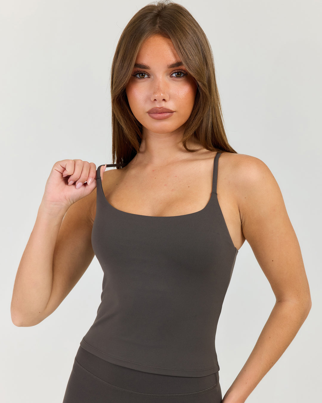 Luna Bend Tank - Olive
