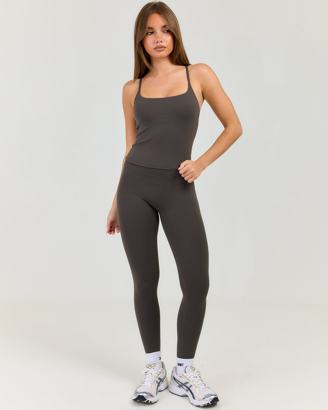 Luna Invisible Scrunch Leggings - Olive