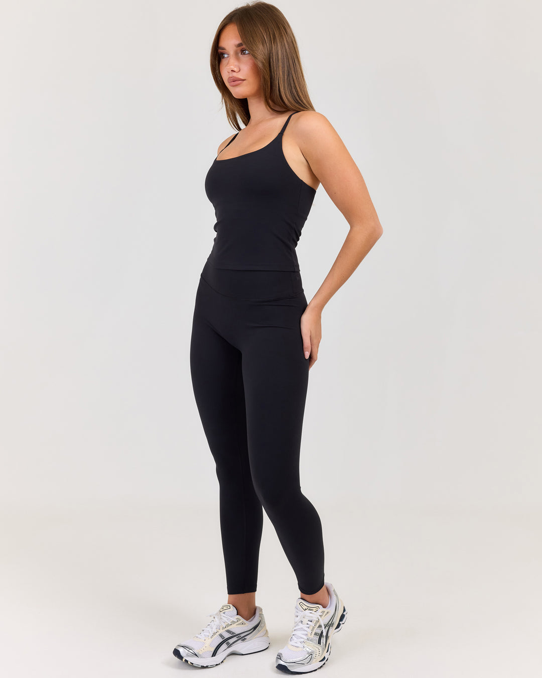 Luna Invisible Scrunch Petite Leggings - Black