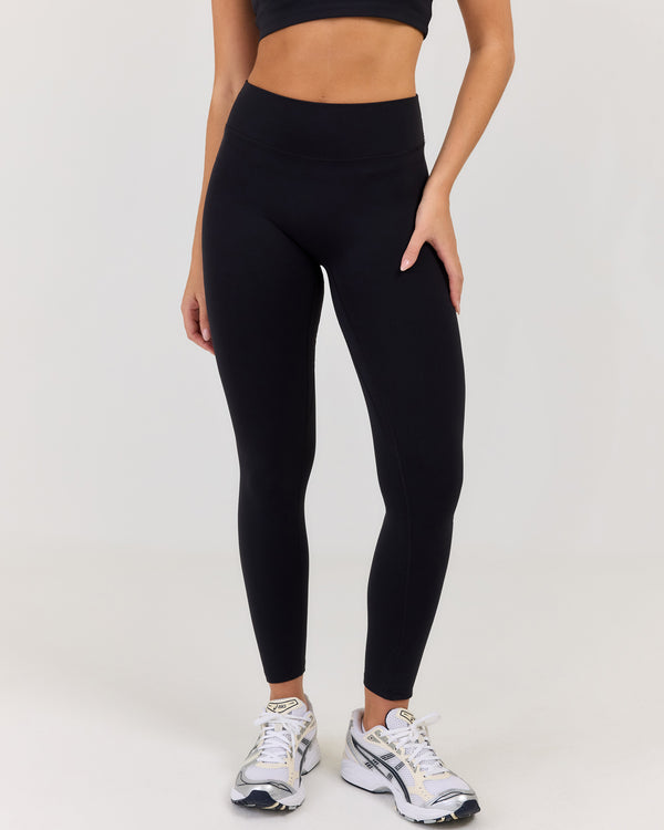 Luna Invisible Scrunch Petite Leggings - Black