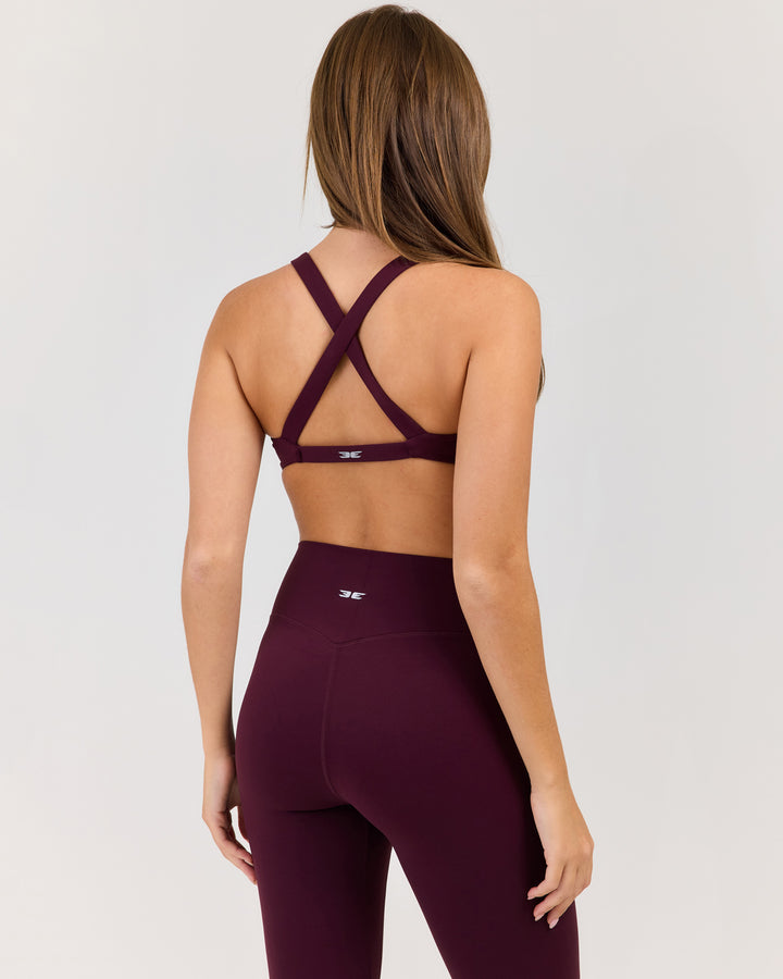 Luna Elevate Bra - Deep Plum