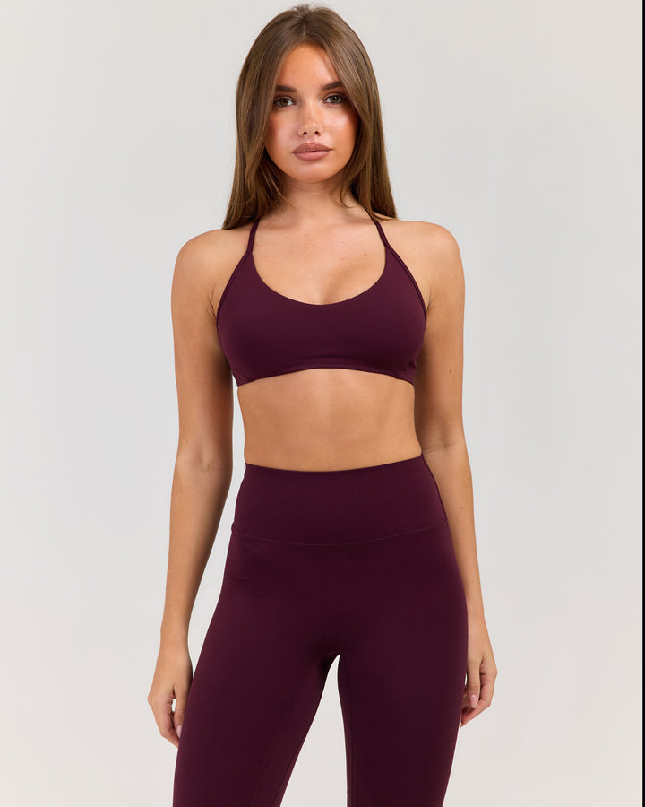 Luna Flex Bra - Deep Plum