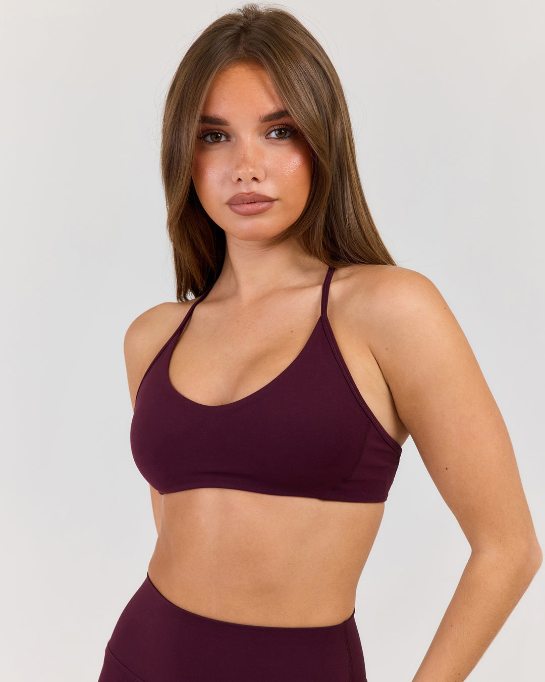 Luna Flex Bra - Deep Plum