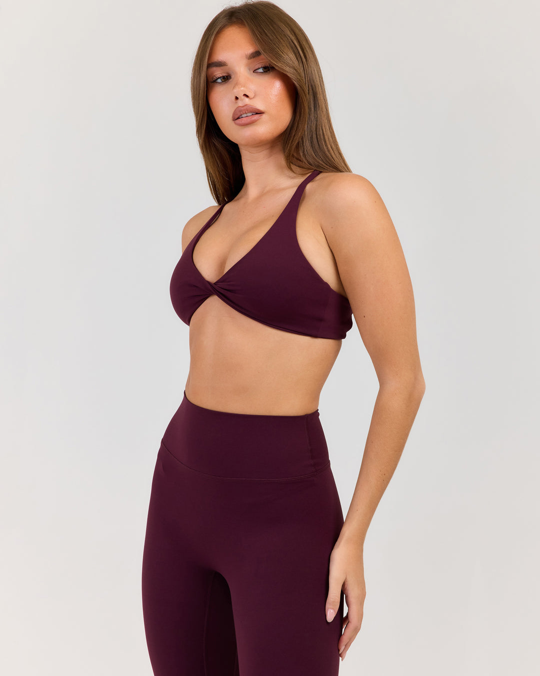 Luna Vantage Bra - Deep Plum