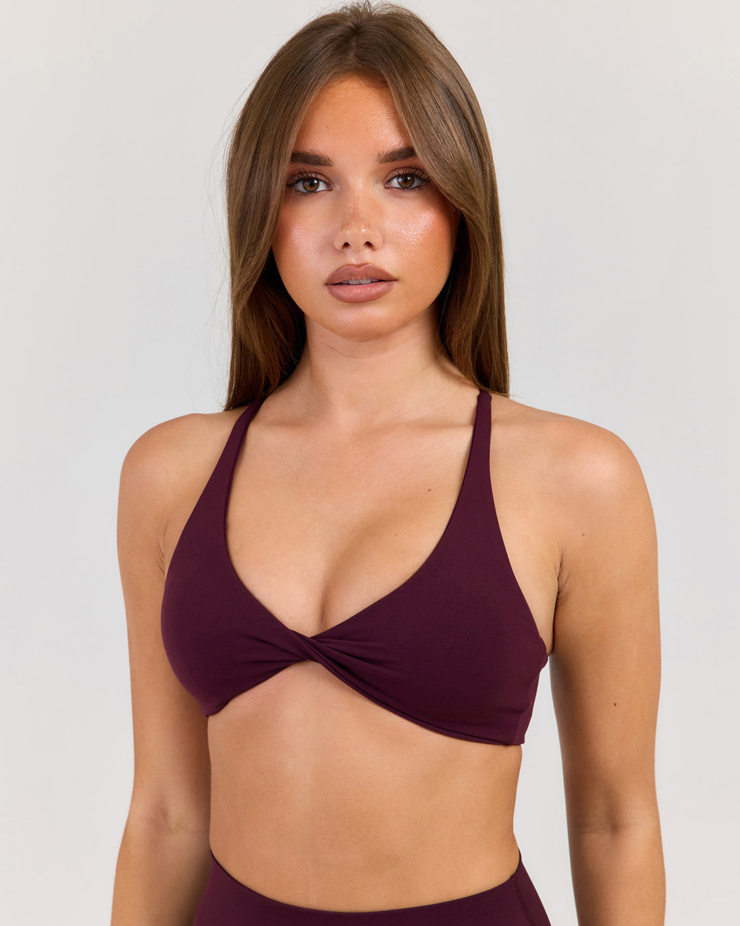Luna Vantage Bra - Deep Plum
