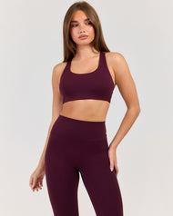 Luna Vital Bra -Deep Plum