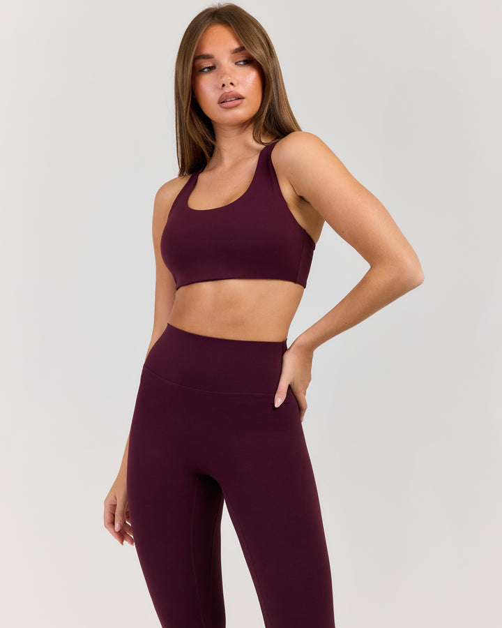 Luna Vital Bra -Deep Plum