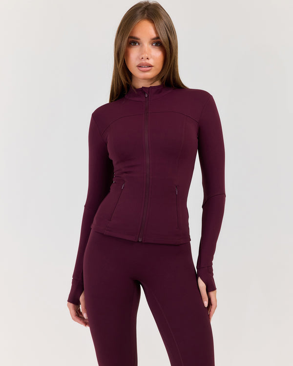 Luna Jacket - Deep Plum
