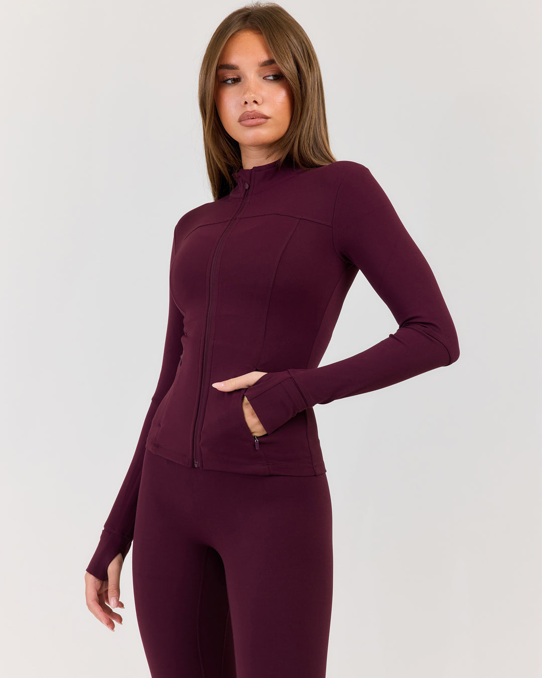 Luna Jacket - Deep Plum