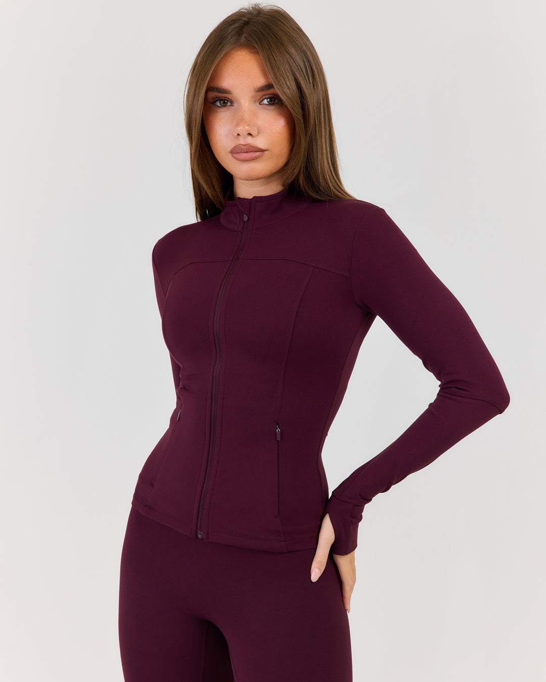 Luna Jacket - Deep Plum