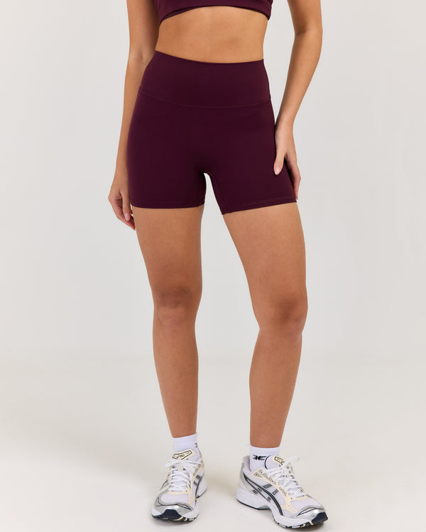 Luna Mini Shorts - Deep Plum