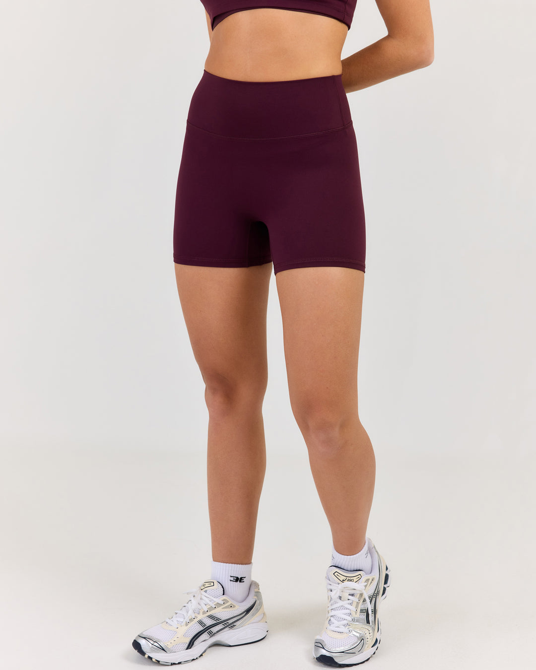 Luna Mini Shorts - Deep Plum