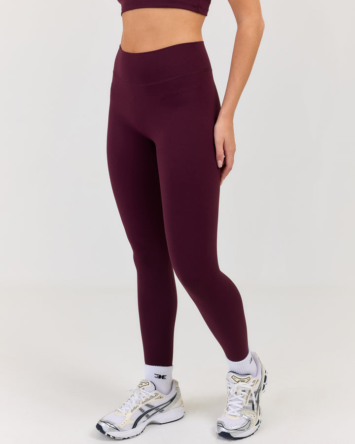 Luna Invisible Scrunch Leggings - Deep Plum