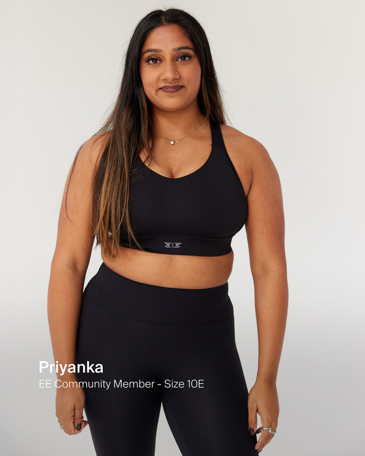 High Support Performance Bra - White