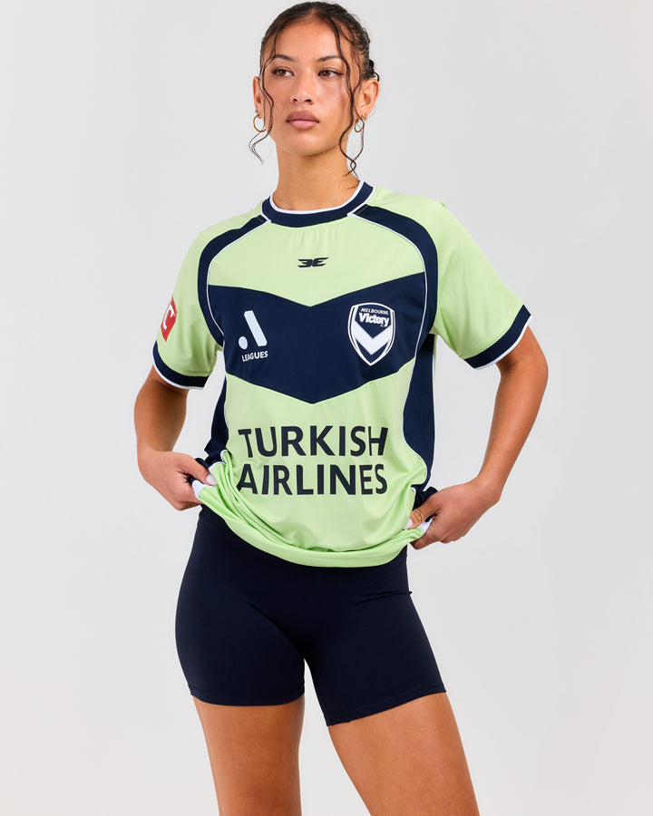MVFC Elite Away Jersey - Lime/Navy/White
