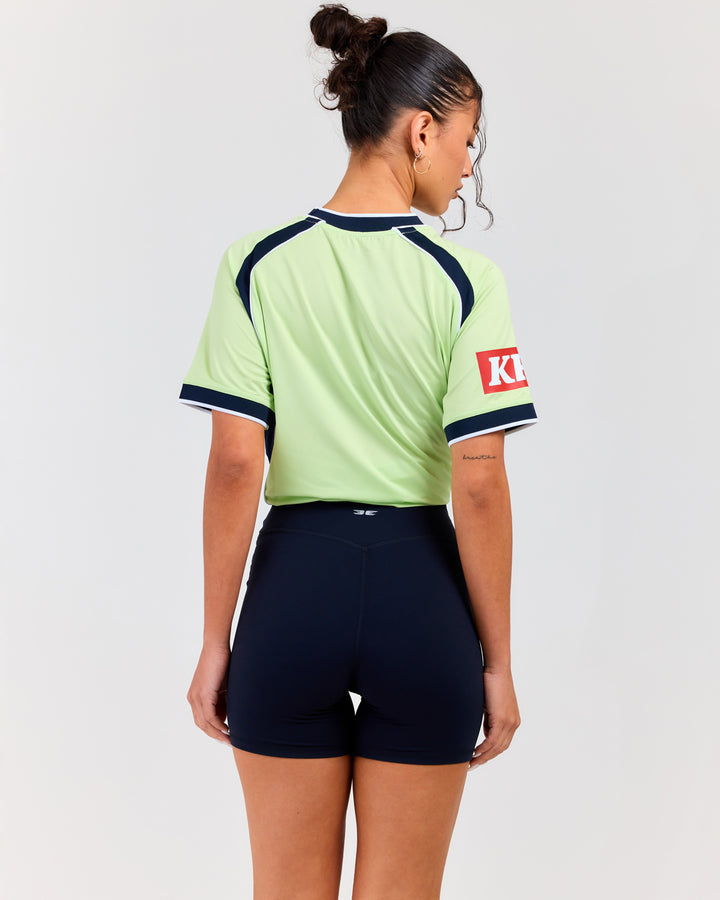 MVFC Elite Away Jersey - Lime/Navy/White