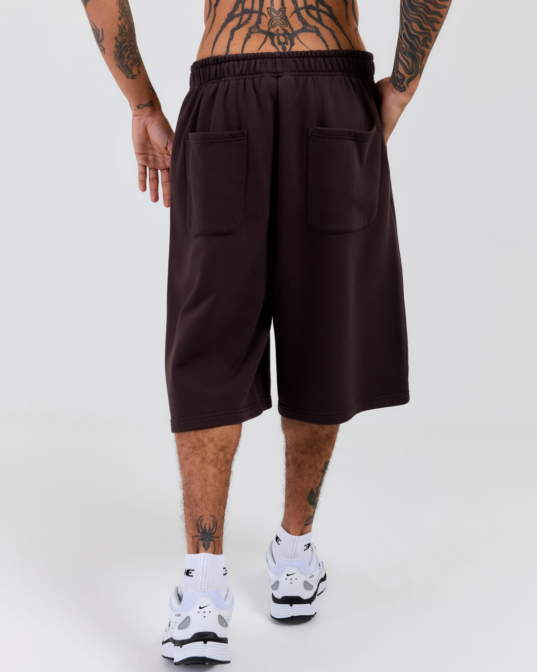 Premium Cotton Unisex Jorts - Roasted Coffee