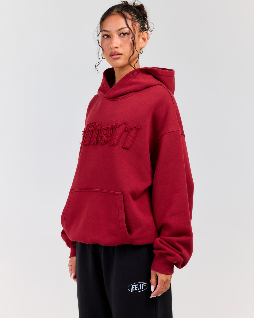 Elite11 Distressed Hoodie - Distressed Red