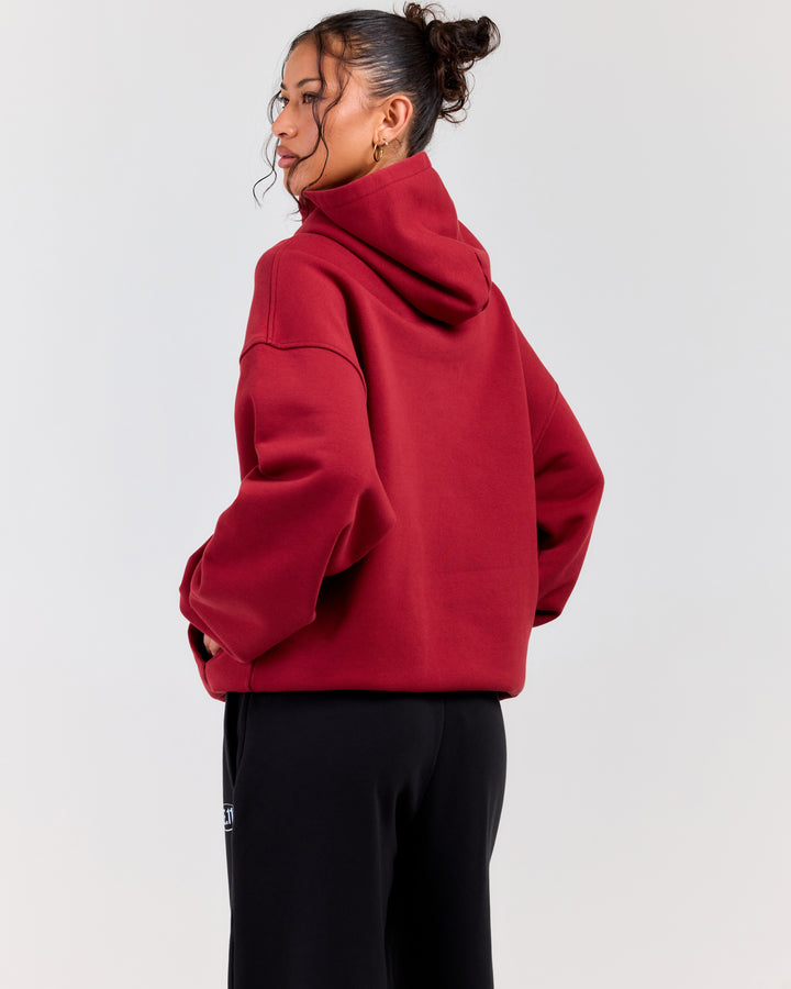 Elite11 Distressed Hoodie - Distressed Red