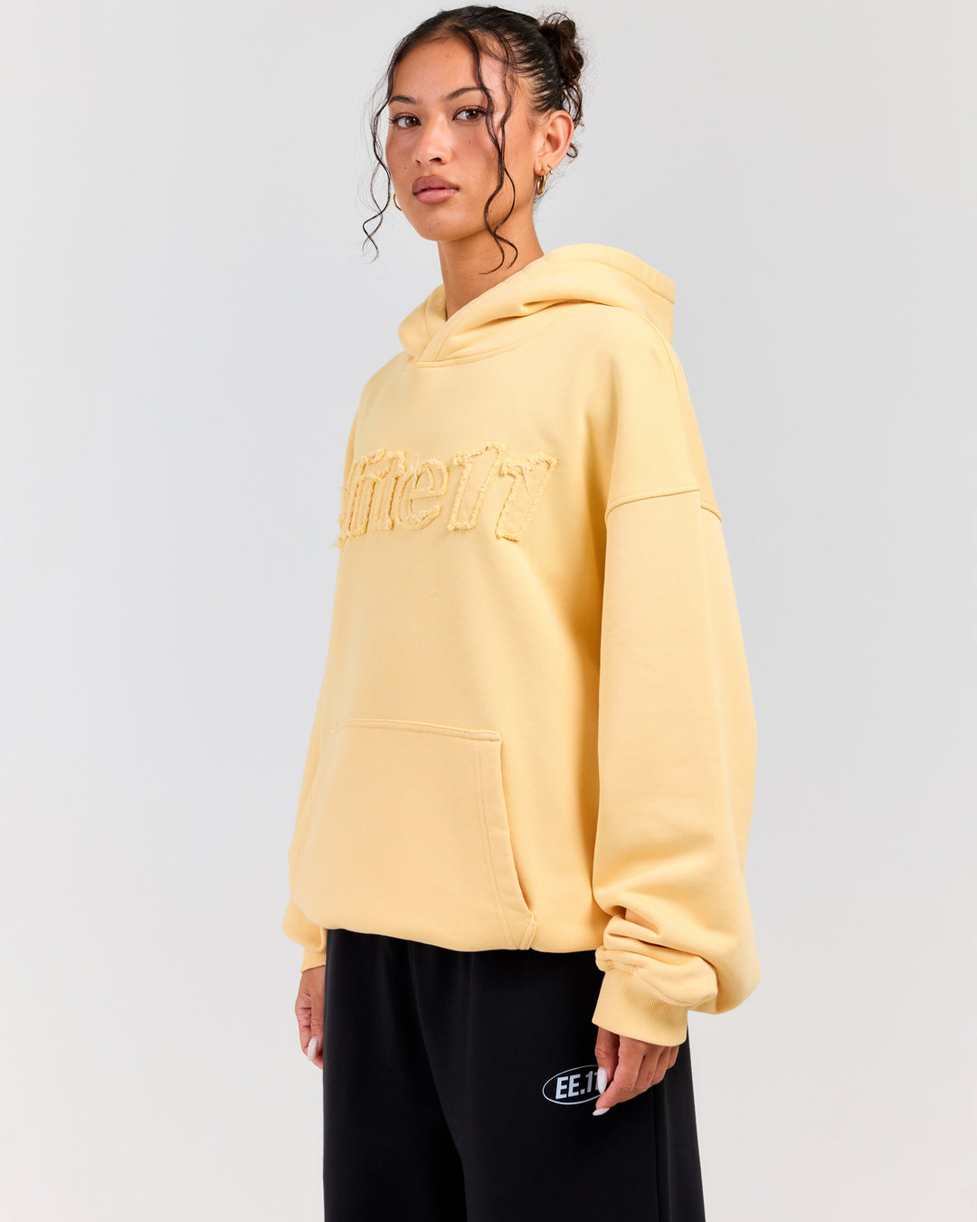Elite11 Distressed Hoodie - Mellow Yellow