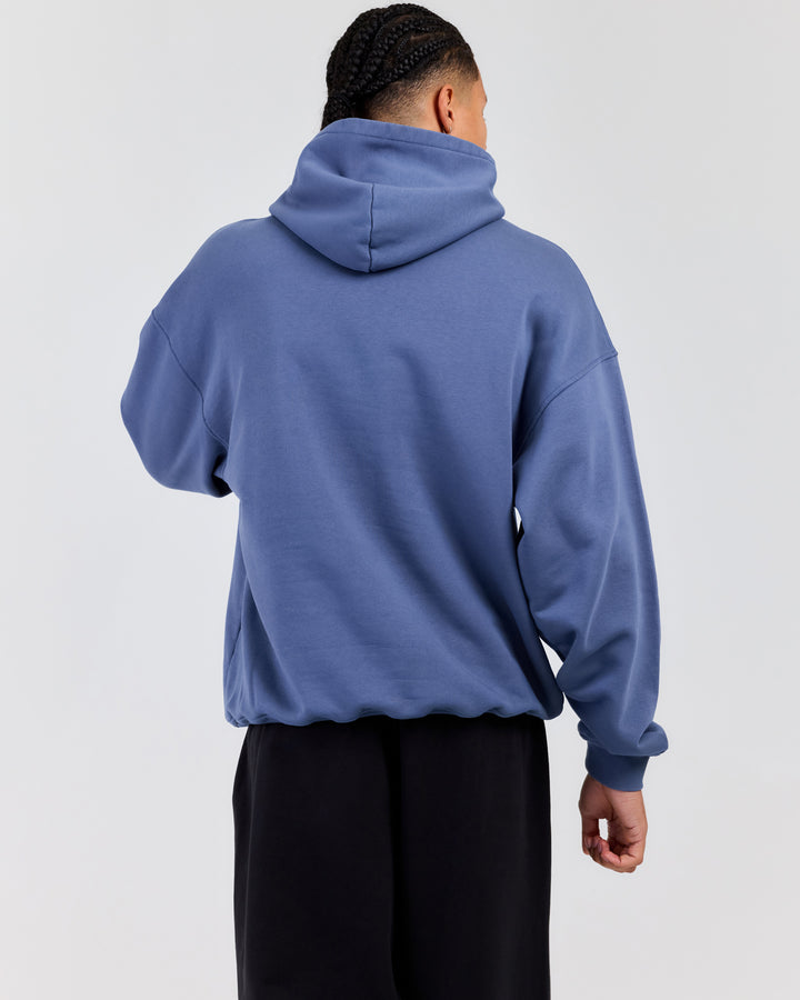 Elite11 Distressed Hoodie - Washed Blue