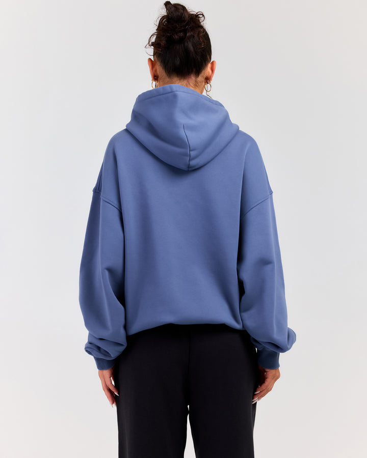 Elite11 Distressed Hoodie - Washed Blue