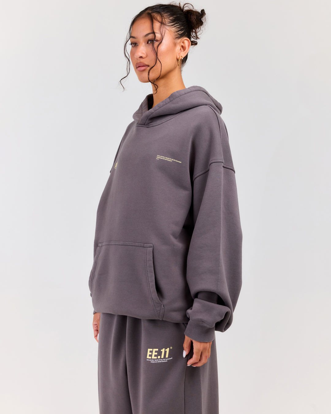 Premium Cotton Unisex Hoodie - Pebble Grey