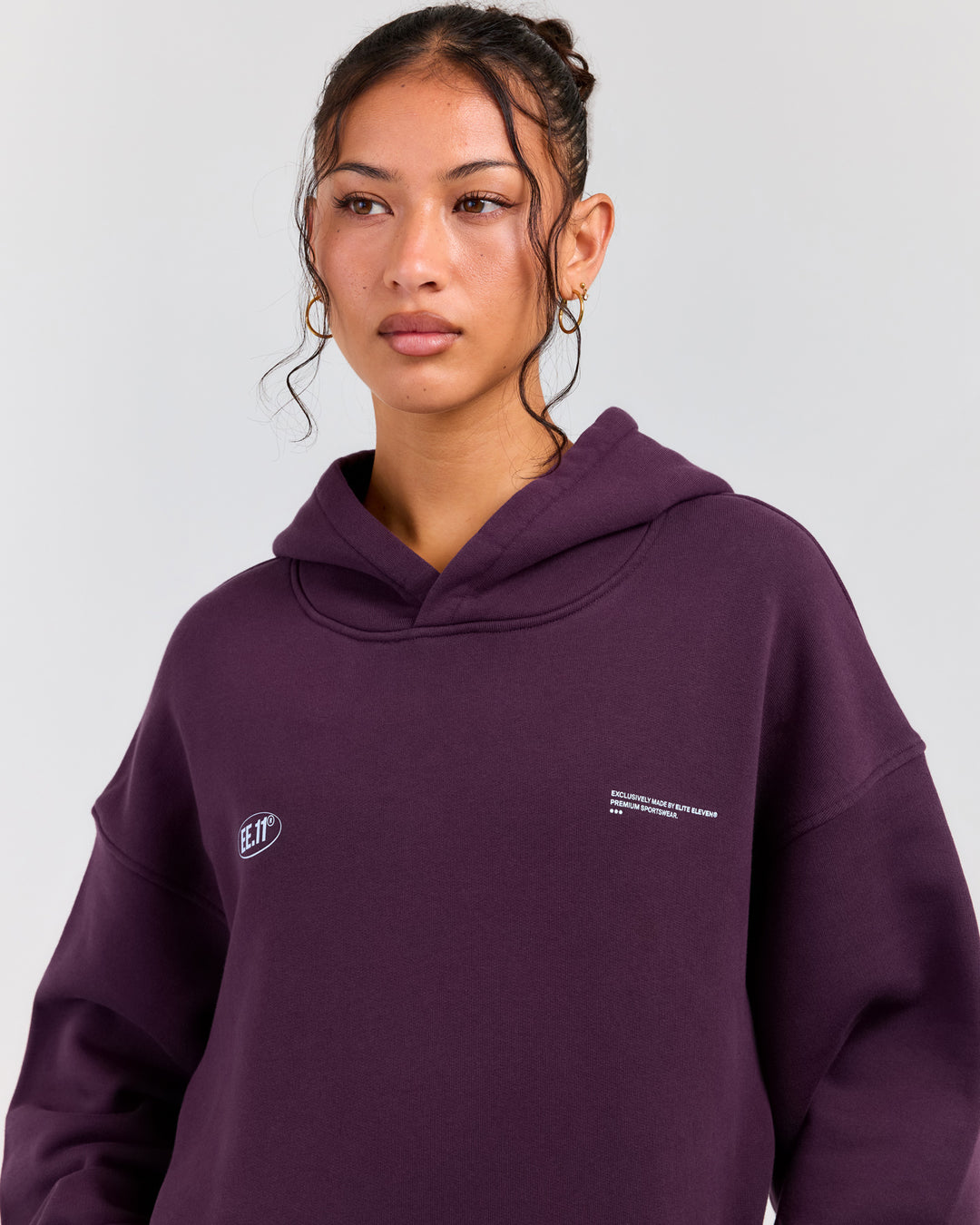 Premium Cotton Unisex Hoodie - Acai Berry