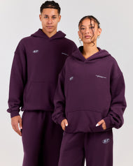 Premium Cotton Unisex Hoodie - Acai Berry