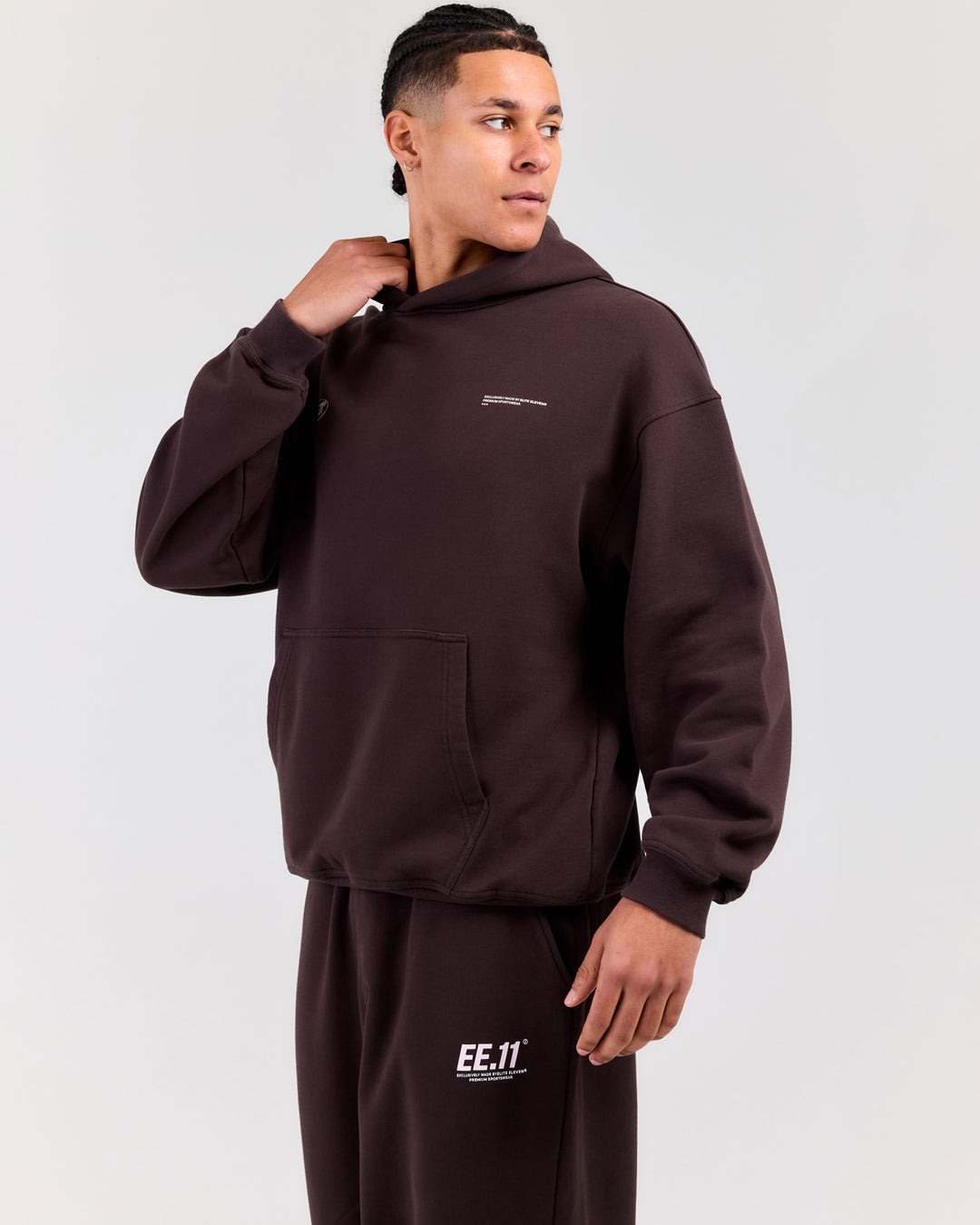 Premium Cotton Unisex Hoodie - Roasted Coffee