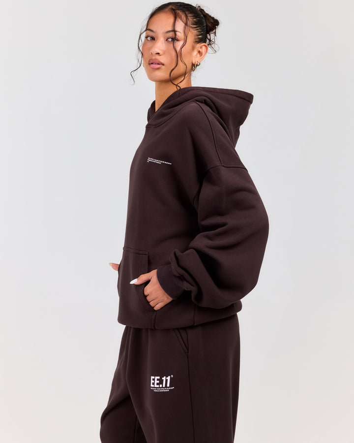 Premium Cotton Unisex Hoodie - Roasted Coffee