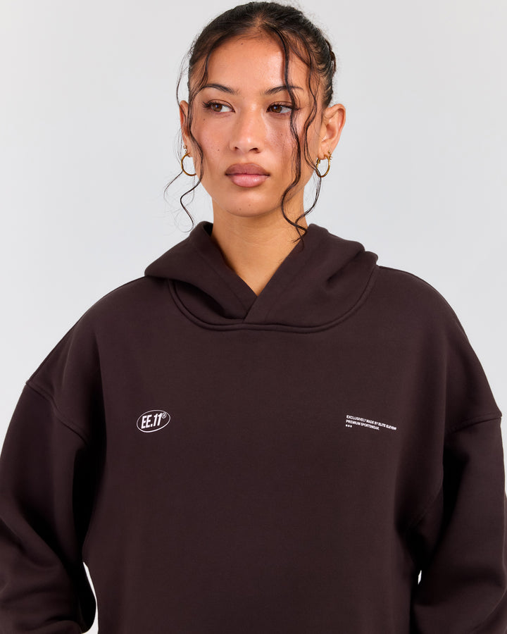 Premium Cotton Unisex Hoodie - Roasted Coffee