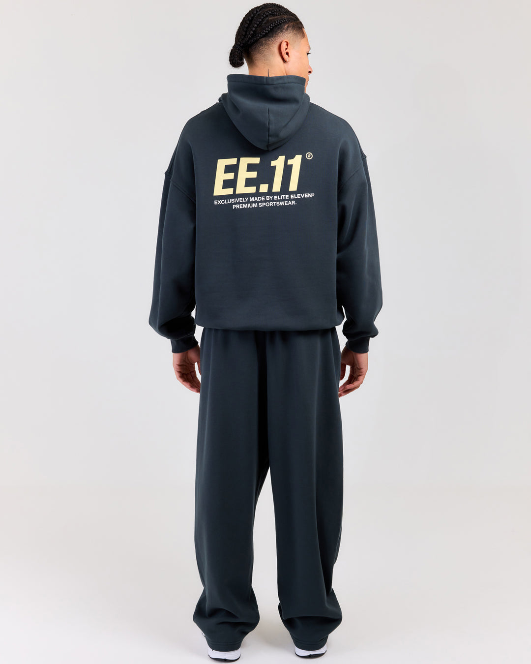 Premium Cotton Unisex Barrel Leg Joggers - Deep Cyprus