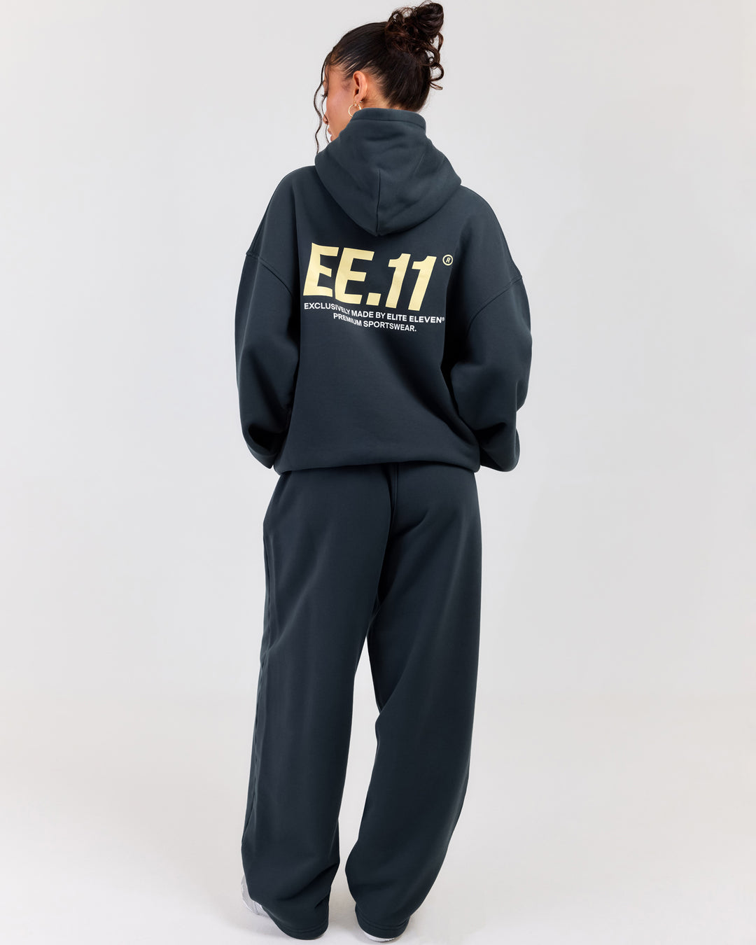 Premium Cotton Unisex Barrel Leg Joggers - Deep Cyprus
