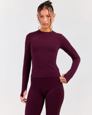 Luna Long Sleeve - Plum